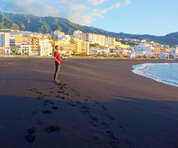 Beach in Santa Cruz de La Palma