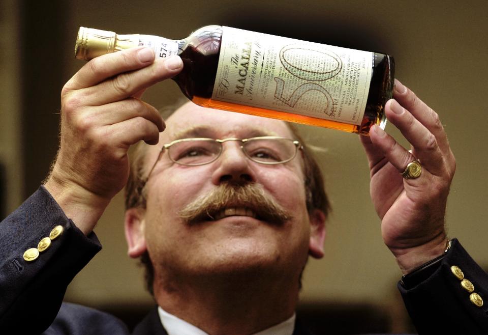 70 year old Whisky auction