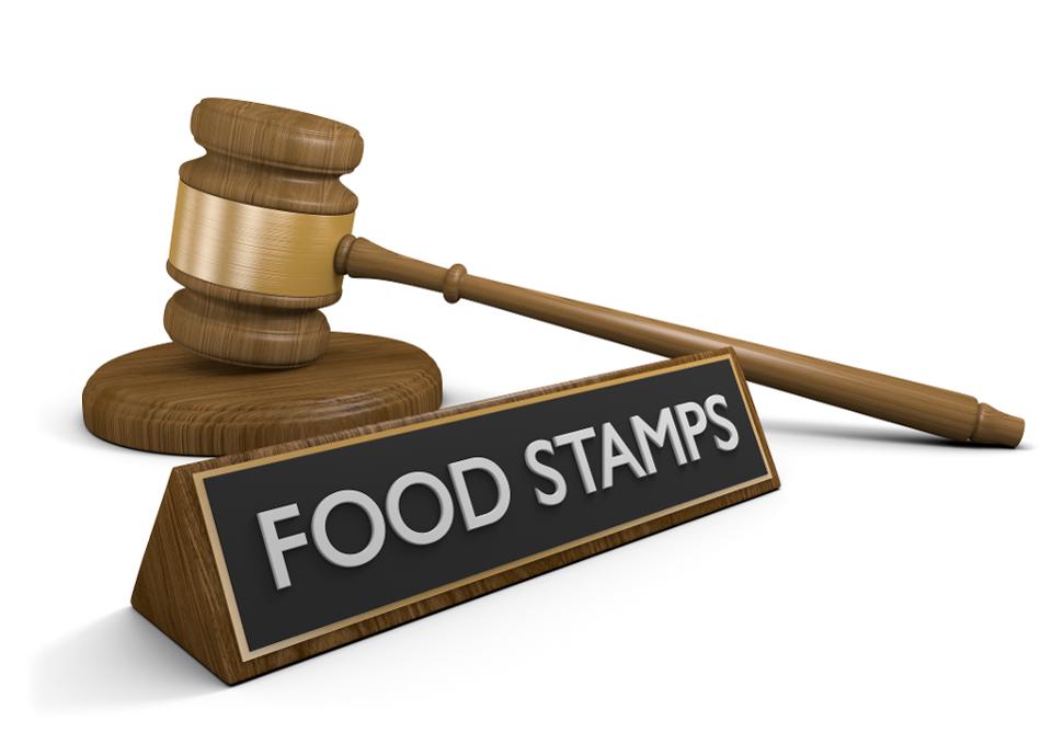 Gavel and ″Food Stamps″