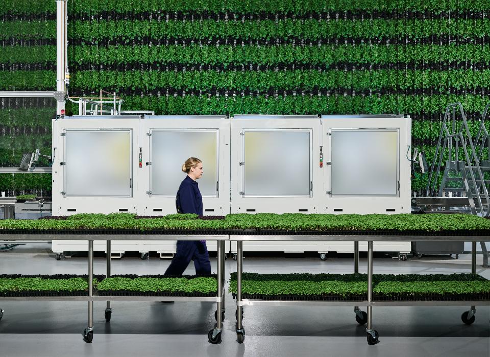 Plenty's goal is to build vertical farms in urban hubs.