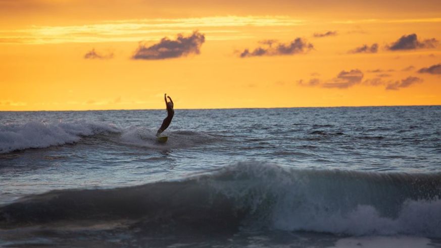 Surfer in Cardiff