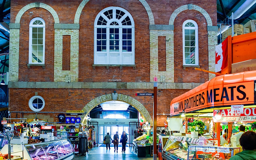 St. Lawrence Market has a dozen hot food stalls