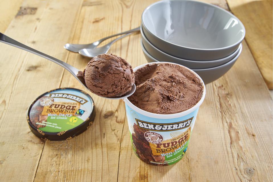 Ben & Jerry's Non-Dairy Chocolate Fudge Brownie will now use cocoa exclusively sourced from farmer's who were paid a living income differential.